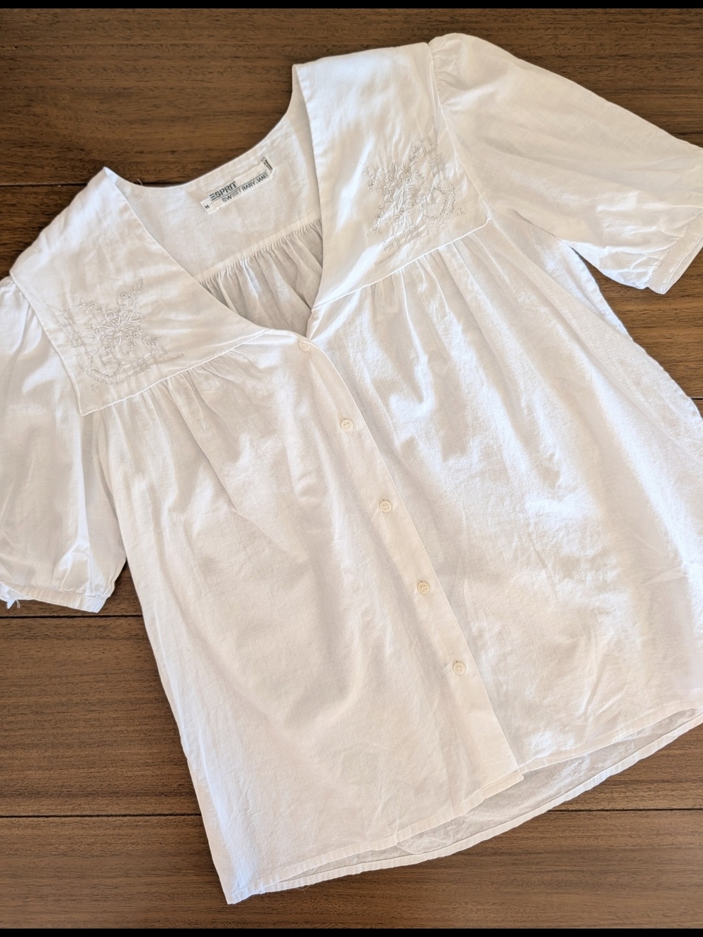 Vintage Esprit Embroidered Blouse